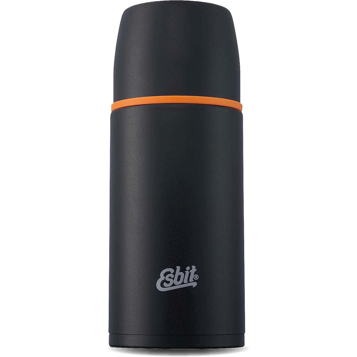 Термос Esbit Classic 750 мл з нержавіючої сталі, чорний, для гарячих і холодних напоїв, з 2 чашками