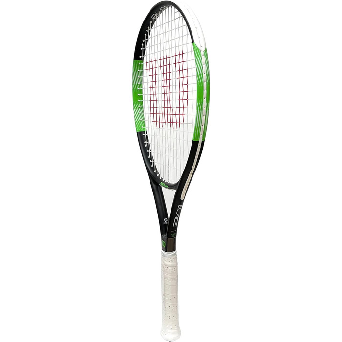 Тенісна ракетка Wilson Blade Elite 105 для дорослих, чорна/зелена/біла, розмір ручки 3 (4 3/8 дюйма)