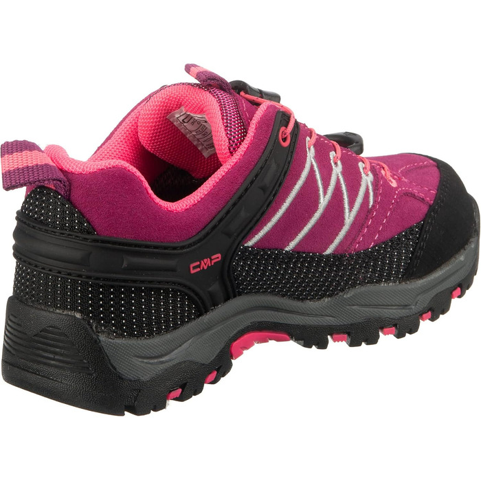 Дитячі низькі трекінгові черевики CMP Rigel Low Shoes WP, 28 EU, Berry Pink Fluo