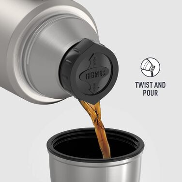 Термос Thermos King 1,18 л з нержавіючої сталі 18/8 для напоїв
