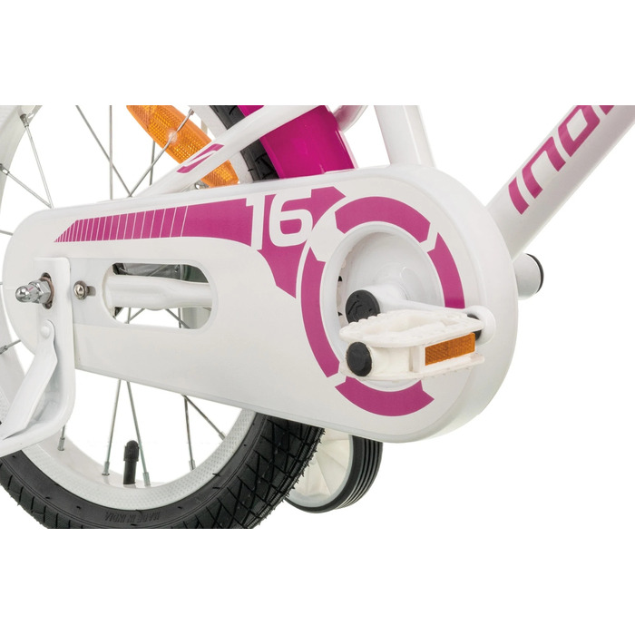 Дитячий велосипед INDIANA Roxy Kid 16 дюймів для дівчинки, Білий