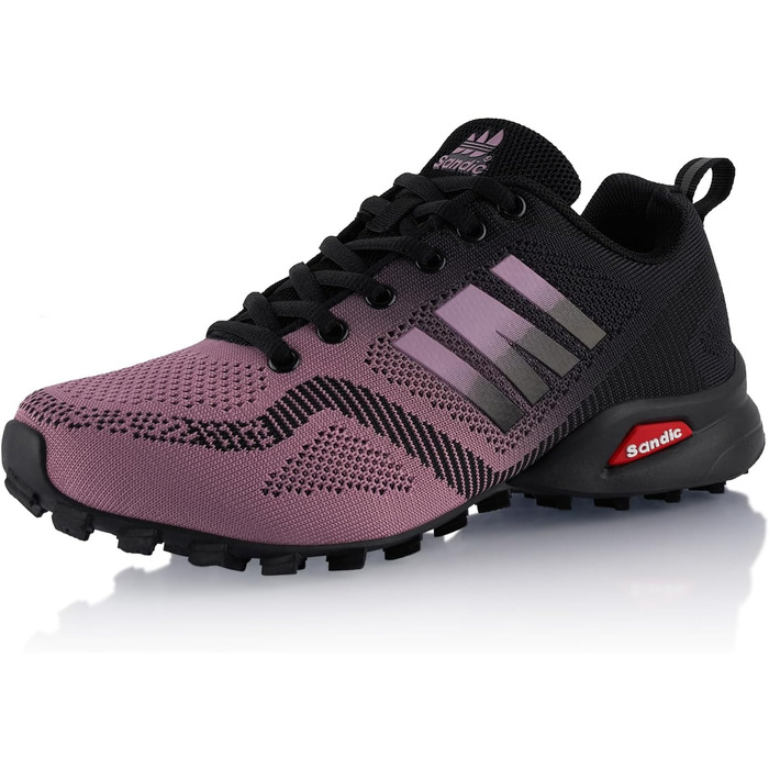 Трекінгові черевики для жінок та чоловіків, дихаючі, для трекінгу та трейлраннінгу, розмір 39 EU, фіолетово-чорні