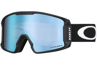 Гірськолижна маска Oakley Line Miner XM PRIZM для вузьких облич, Matte Black / Prizm Sapphire Iridium