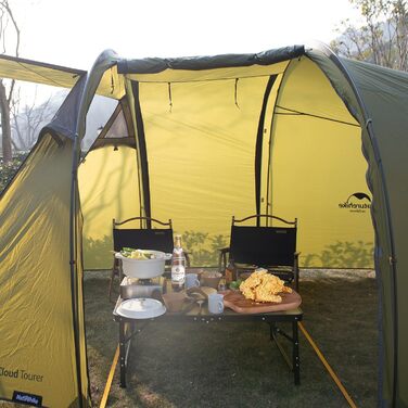 Складний туристичний стіл Naturehike 90x60x37 см з регулюванням висоти, MDF, для кемпінгу, відпочинку на природі, саду та подорожей