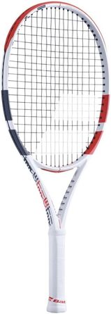 Тенісна ракетка Babolat Pure Strike Junior 25 S, унісекс, для підлітків, універсальний розмір, біло-червона-чорна