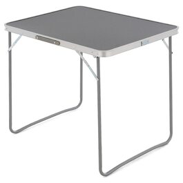 Складний стіл для кемпінгу SONLEX сірий 80x60x70 см з ручкою для перенесення, похідний, балконний