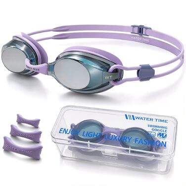 Окуляри для плавання спортивні Plasma Anti-Fog REVO (Лілові) - гідродинамічні, з UV-захистом