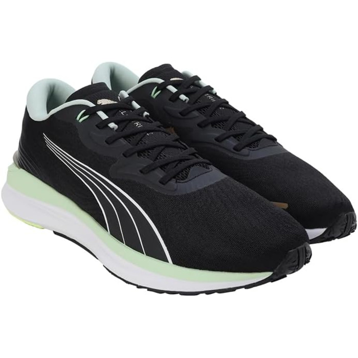 Кросівки Puma Electrify Nitro 2 Run 75 для бігу по місту, 45 EU, Puma Black Light Mint Puma Gold
