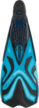 Seac Azzurra Ласти для снорклінгу для дорослих та дітей, закритий м'який каучуковий носок, світло-блакитні (34/35)
