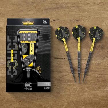 Дротики Target Darts Bolide Void 10, 90% вольфрам, м'які накінечники, комплект для дартсу