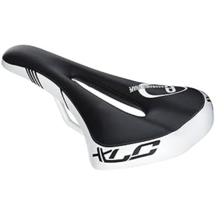 Велосипедне сідло XLC MTB ATB Sport SA-S06, чорно-біле, для гірського велосипеда