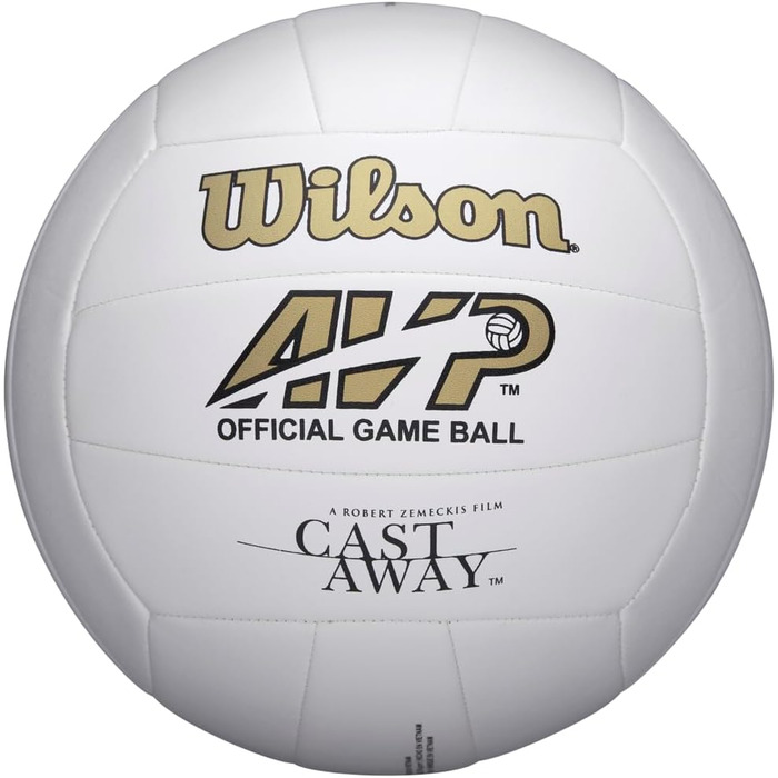Волейбольний м'яч Wilson MR Castaway офіційний, білий