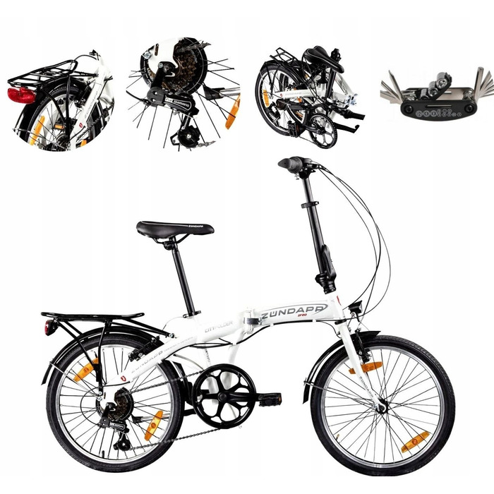 Складаний велосипед Zundapp ZF20 Speed Folder, рама 12,5
