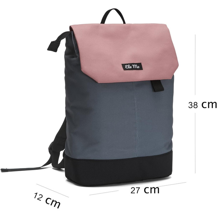 Жіночий рюкзак Ela Mo Salmon для ноутбука, міський антивандальний daypack для школи, університету, бізнесу
