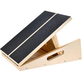 Набір 2-в-1: Нахилене дошка та баланс-борд для фітнесу та реабілітації, регульований нахил, тренажер для гомілки, антиковзаюча поверхня