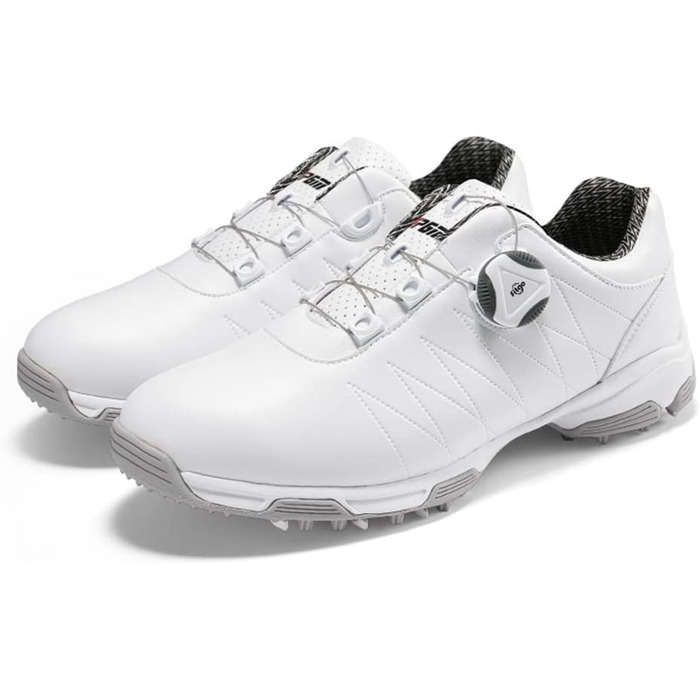 Жіночі гольф-туфлі PGM з шипами, водонепроникні, білі, розмір 37 EU