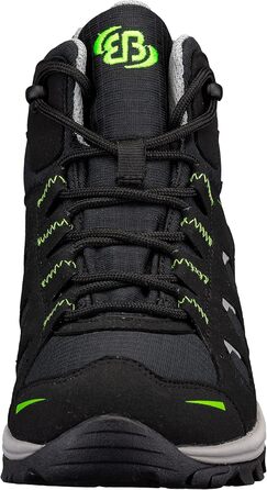 Черевики трекінгові та для походів Brütting Unisex Mount Frakes 43 EU, чорний, сірий, лимонний