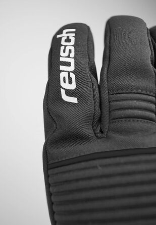 Reusch Crosby R-Tex XT Унісекс лижні рукавички з водонепроникною мембраною, теплі зимові рукавички для спорту, чорні, розмір 8.5