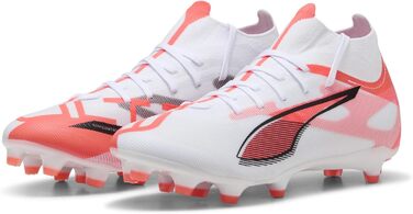 Жіночі футбольні бутси PUMA Ultra 5 Match+ Fg/Ag, 43 EU, білий/чорний/червоний