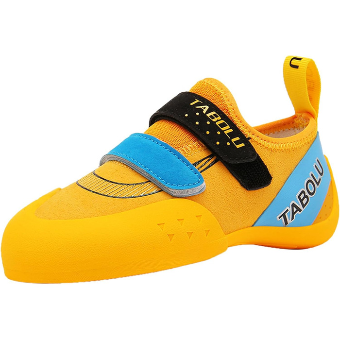 Дитячі скельні туфлі для дівчаток, початковий рівень, для залу, легкі, жовті (34 EU)