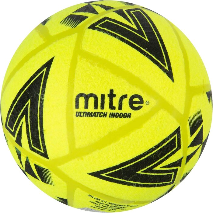 М'яч для футзалу Mitre Ultimatch, зал, розмір 5, жовто-чорний