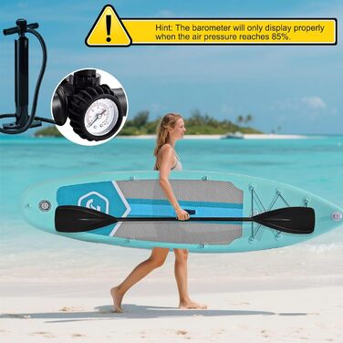 Надувний SUP Board JOOLOOG – Stand Up Paddle Board для дорослих та підлітків, 300 кг, 10'2/10'5, 320x81x15 см