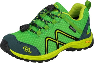 Дитячі трекінгові черевики Brütting Guide Unisex, зелено-лимонного кольору, 25 EU