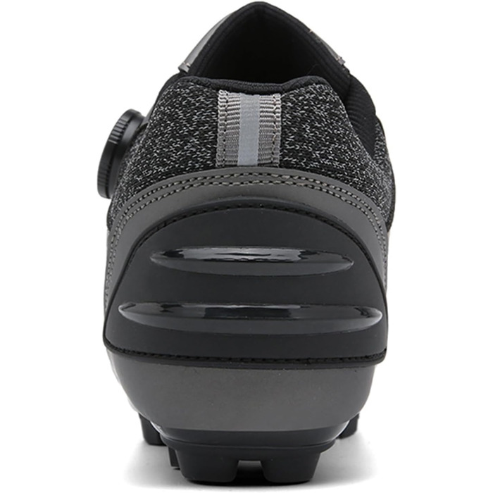 Велосипедні черевики MTB для чоловіків та жінок, сумісні з SPD, з шипами, дихаючі, зносостійкі, сірі (43 EU)