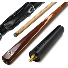 Більярдний кий AONETIGER 145 см: якісний набір для снукеру та пулу (3 частини, дерево Eschenholz, наконечники 10 мм, аксесуари, сумка/кейc)