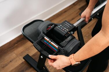 PowerBlock Sport 24: Регульовані гантелі, 1.4-10.9 кг, сталева конструкція, для дому