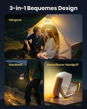 Ліхтар намету Eventek 2 шт. 4000LM, 10000mAh, LED, водонепроникний, 4 режими, для кемпінгу, походу, надзвичайних ситуацій