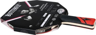 Настільна ракетка Butterfly Dimitrij Ovtcharov Black, ITTF, Wakaba 2,1 мм, для професіоналів, комплект з чохлом, м'ячами та другою ракеткою