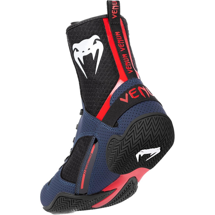 Боксерські черевики Venum Elite Unisex, 48 EU, темно-синій, чорний, червоний