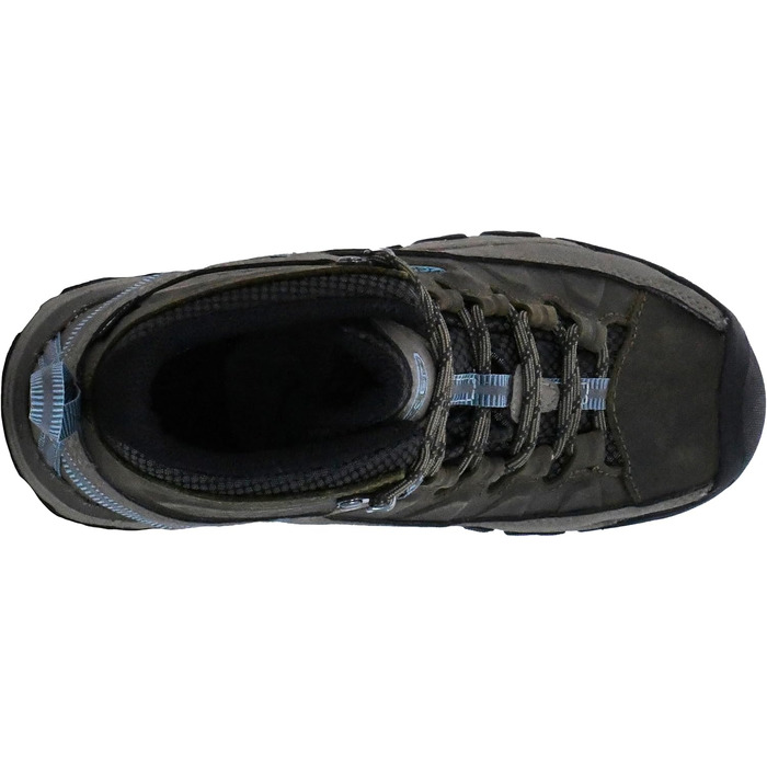Черевики для туризму Keen Targhee III Mid WP жіночі (40.5 EU, Dark Olive Atlantic Blue Grey)