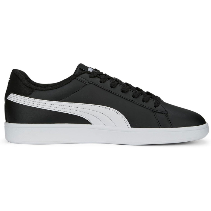 Кросівки Puma Smash 3.0 LS унісекс, чорні з білим (Puma Black/White), розмір 43 EU