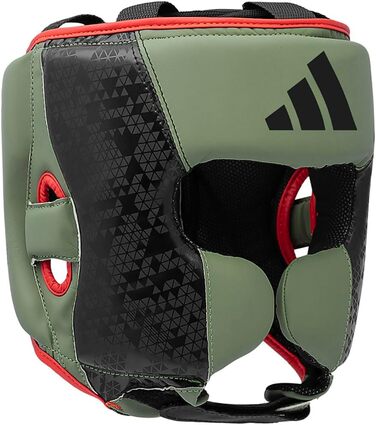 Боксерський шолом Adidas Hybrid Combat 50, захисний, чорний