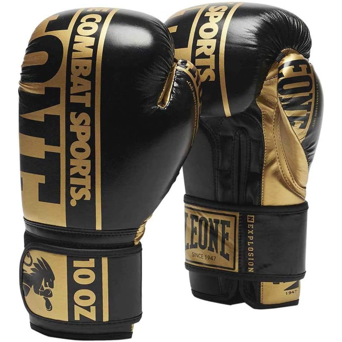 Боксерські рукавички LEONE 1947 Nexplosion, унісекс, сріблясті, 16oz