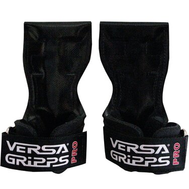 VERSA GRIPPS® PRO Оригінальні тренувальні грипси для силових вправ (США) - Чорні, Розмір M/L (18.1-20.3 см)