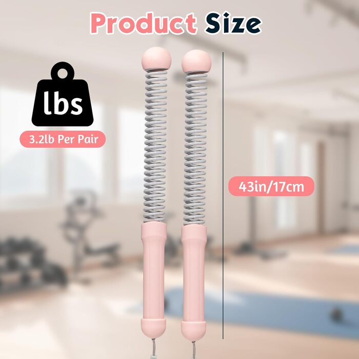 Битва-мотузка TOGETDREAM без мотузки, регульована, для тренування всього тіла, спалювання жиру, кардіо та силових тренувань, рожева