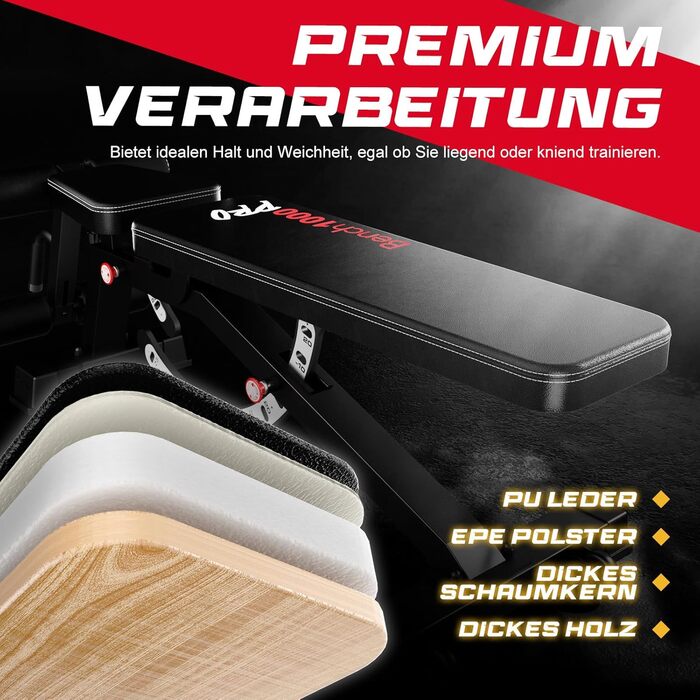 Регульована лава для тренувань Keppi Bench1000 Pro, 600 кг, для дому, штанги та силові вправи