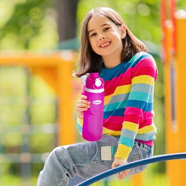 Пляшка для води силіконова складана 750 мл рожева - медичний силікон, BPA-free, FDA, спортивна, для фітнесу, подорожей