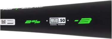 Бейсбольна бита Marucci Code для хлопчиків, 31' / 23 oz (Чорний)