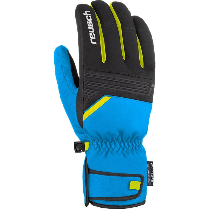 Чоловічі зимові рукавиці Reusch Bradley R-tex Warmer (синій/чорний/жовтий), розмір 7