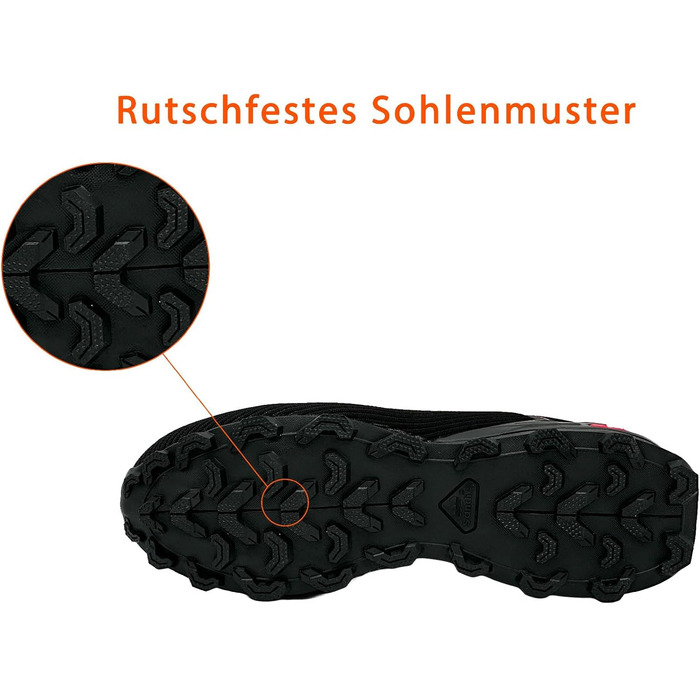 Чоловічі та жіночі трекінгові кросівки для хайкінгу та бігу, зручні кросівки для активного відпочинку, чорно-зелені (36 EU, чорний фуксія)