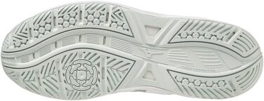 Кросівки дитячі Mizuno Stealth Star 2 Jr для залу (38 EU, білий, сірий, зелений)