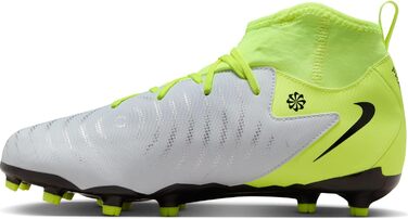 Дитячі футбольні бутси Nike Phantom Luna 2 Academy Mg для дітей та підлітків, 38 EU, металевий срібло, чорний, Volt