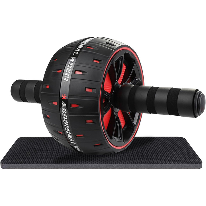 Ролер для пресу YIFMOO з килимком для колін, комплект: ролик для пресу, тренажер для пресу, підходить для початківців та професіоналів, неслизьке обладнання для тренування пресу вдома, фітнес-обладнання