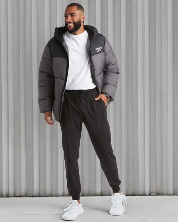 Куртка чоловіча Reebok Rbk Heavy Puffr V2, утеплювач – штучний пух, колір оливковий/листя, розмір S