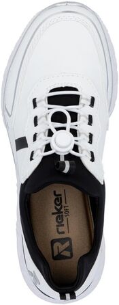 Жіночі сліпони Rieker M6062 білі комбіновані, розмір 39 EU