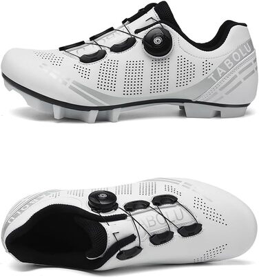 Велосипедні черевики для чоловіків та жінок XXXX MTB, Radsportschuhe, Mountainbike, кросівки, дихаючі, outdoor, велосипедні, Spin MTB, 36-47 EU, 39 EU, білі